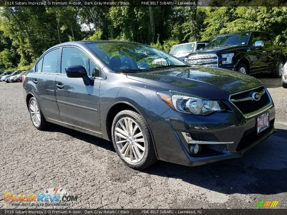 2016 Subaru Impreza 2.0i Premium 4-door Dark Gray Metallic / Black Photo #1
