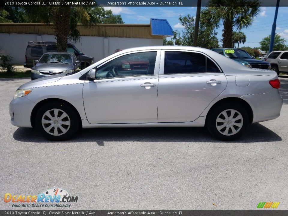 2010 Toyota Corolla LE Classic Silver Metallic / Ash Photo #6