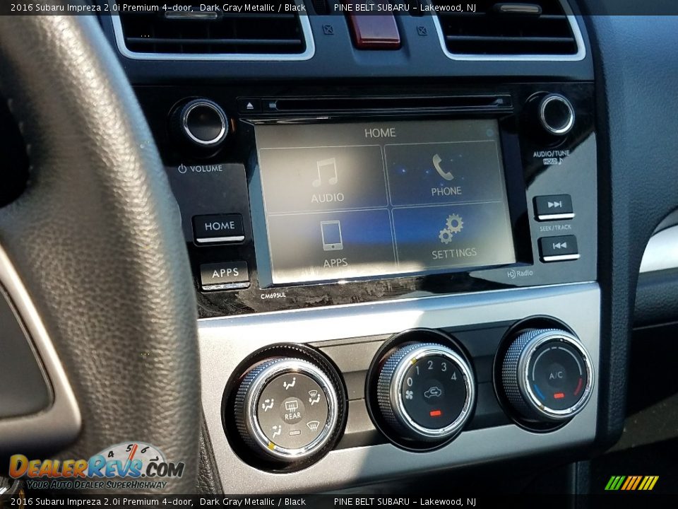 2016 Subaru Impreza 2.0i Premium 4-door Dark Gray Metallic / Black Photo #4