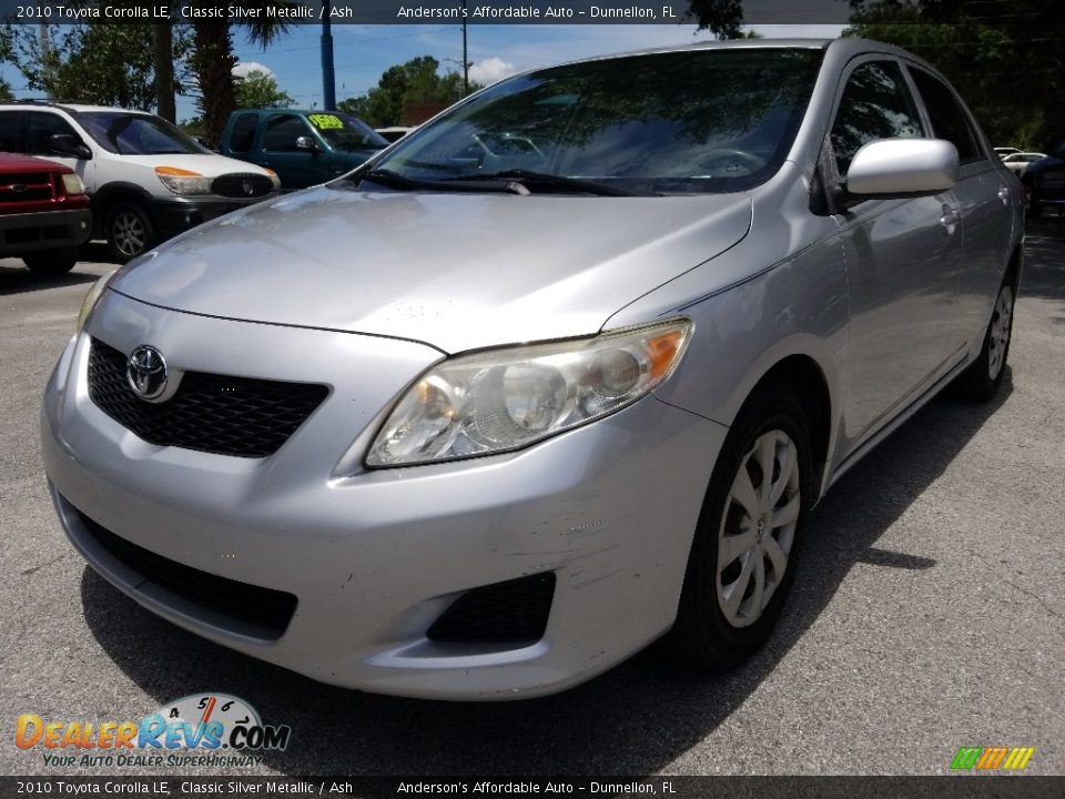 2010 Toyota Corolla LE Classic Silver Metallic / Ash Photo #7