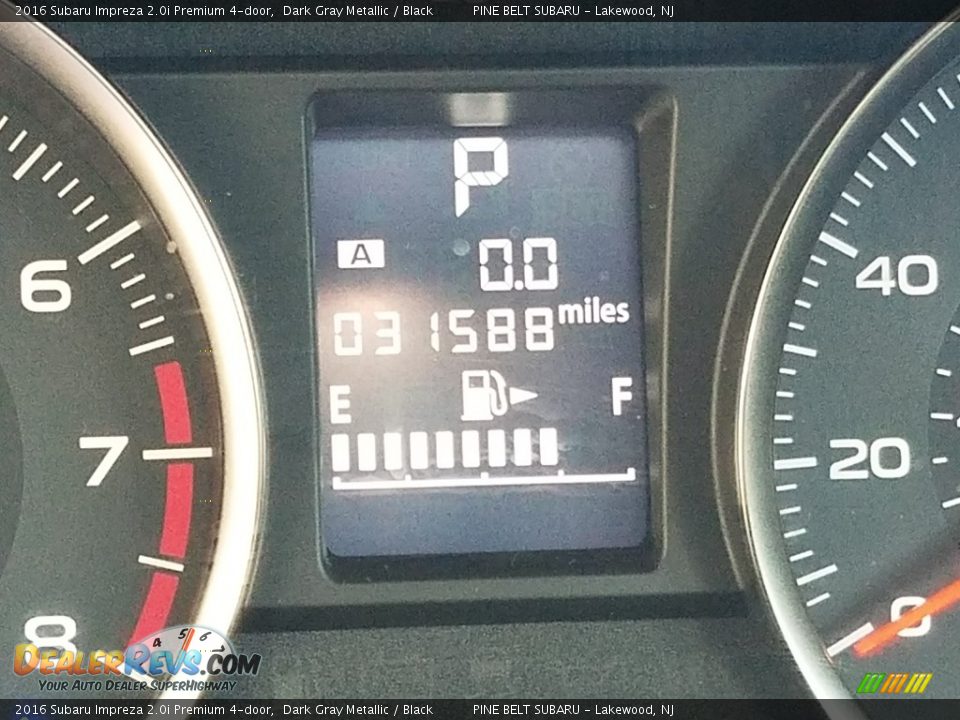2016 Subaru Impreza 2.0i Premium 4-door Dark Gray Metallic / Black Photo #5