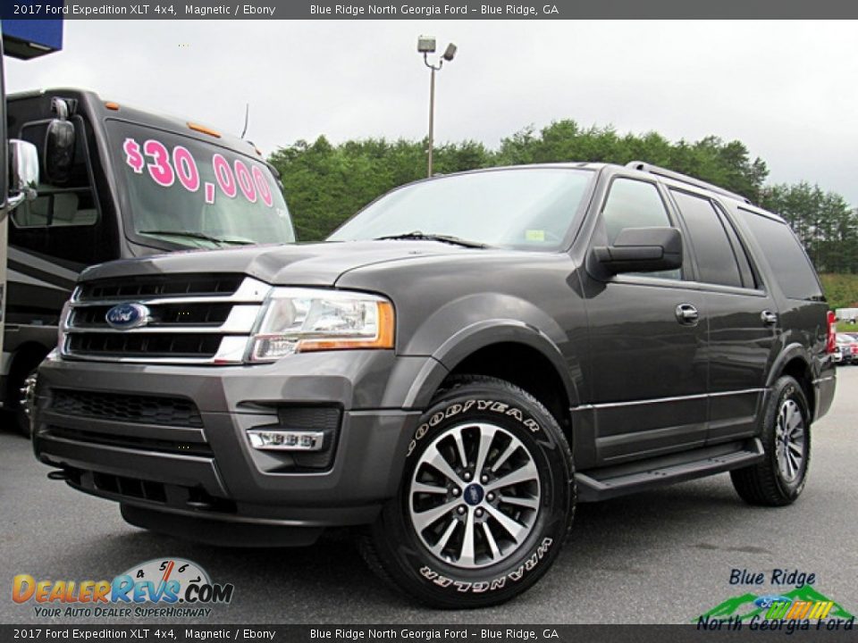 2017 Ford Expedition XLT 4x4 Magnetic / Ebony Photo #1