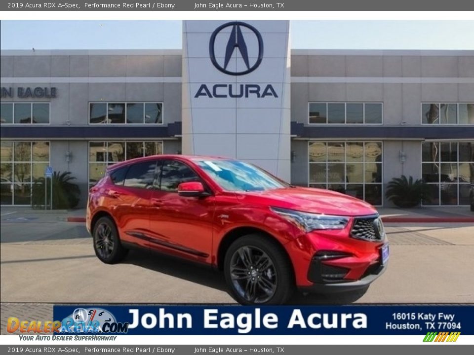 2019 Acura RDX A-Spec Performance Red Pearl / Ebony Photo #1