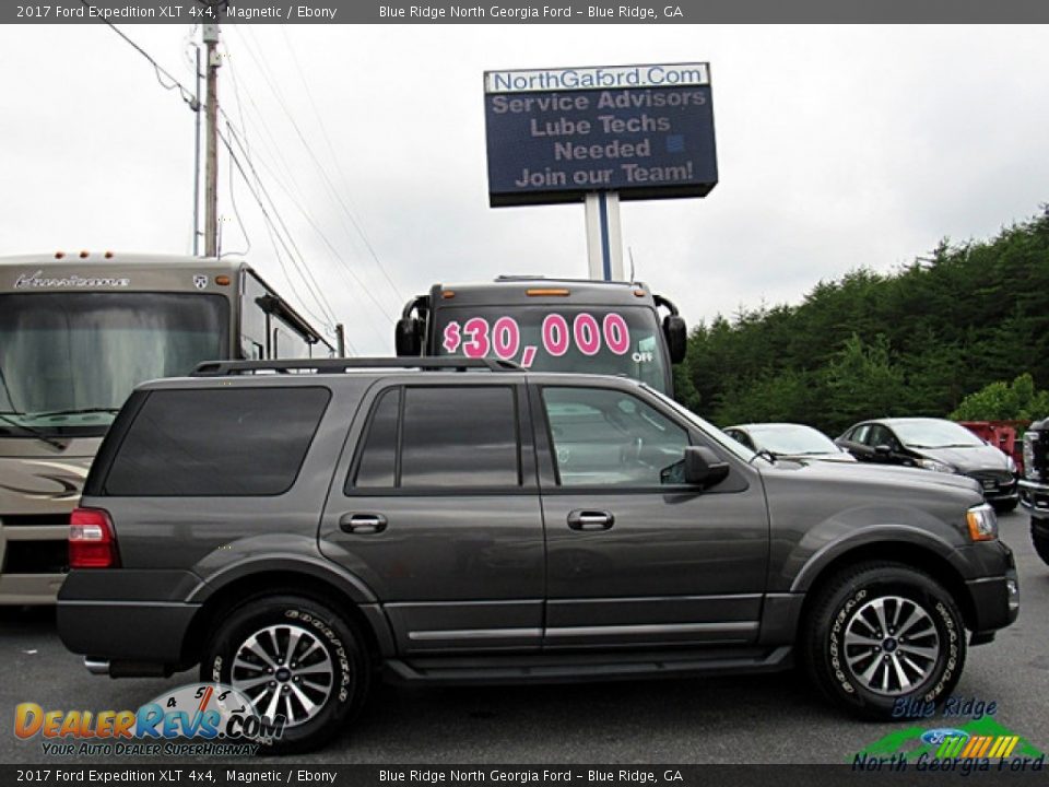 2017 Ford Expedition XLT 4x4 Magnetic / Ebony Photo #7