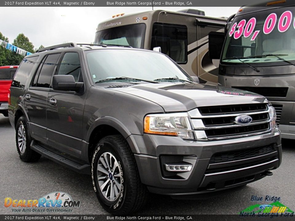 2017 Ford Expedition XLT 4x4 Magnetic / Ebony Photo #8