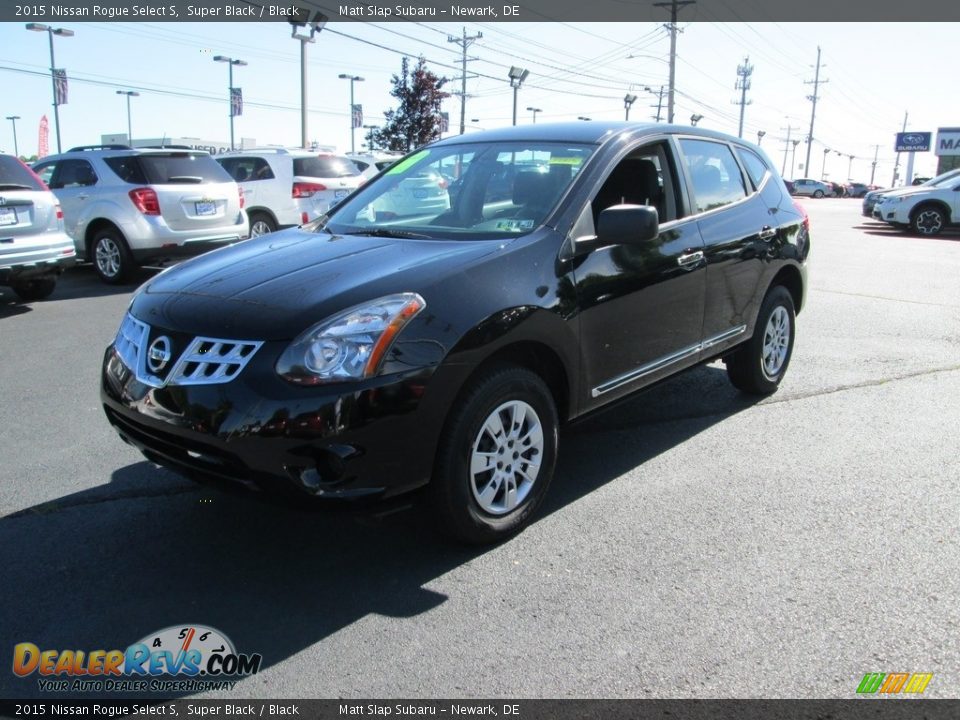 2015 Nissan Rogue Select S Super Black / Black Photo #2
