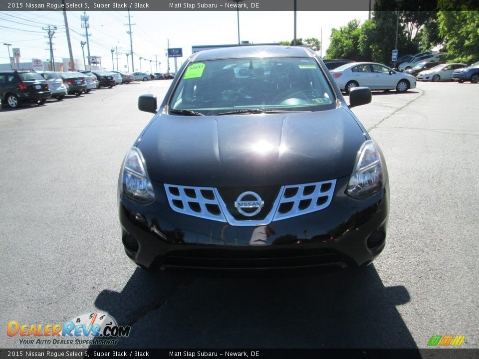 2015 Nissan Rogue Select S Super Black / Black Photo #3