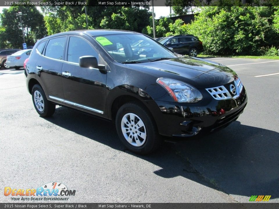 2015 Nissan Rogue Select S Super Black / Black Photo #4