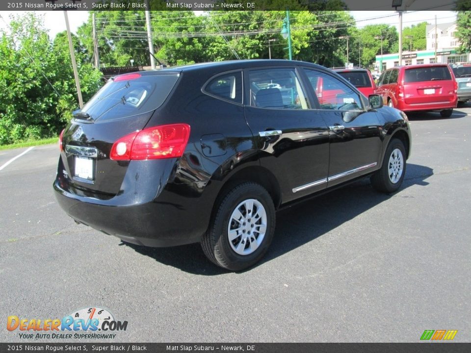 2015 Nissan Rogue Select S Super Black / Black Photo #6
