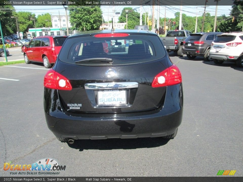 2015 Nissan Rogue Select S Super Black / Black Photo #7