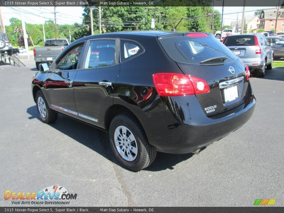 2015 Nissan Rogue Select S Super Black / Black Photo #8
