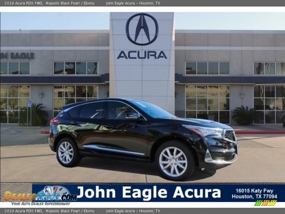 2019 Acura RDX FWD Majestic Black Pearl / Ebony Photo #1
