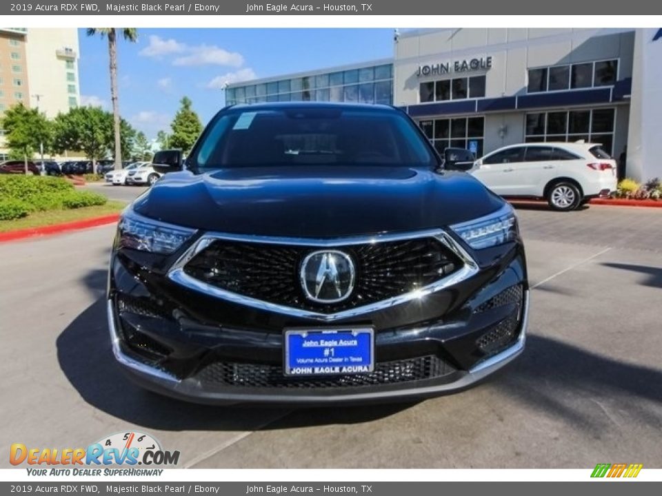 2019 Acura RDX FWD Majestic Black Pearl / Ebony Photo #2