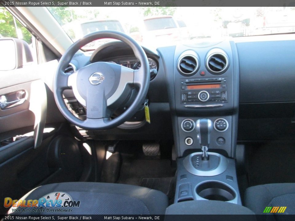2015 Nissan Rogue Select S Super Black / Black Photo #10