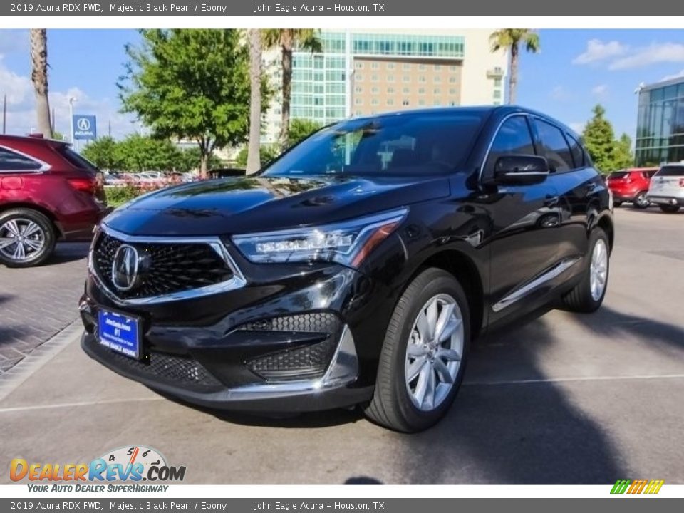 2019 Acura RDX FWD Majestic Black Pearl / Ebony Photo #3