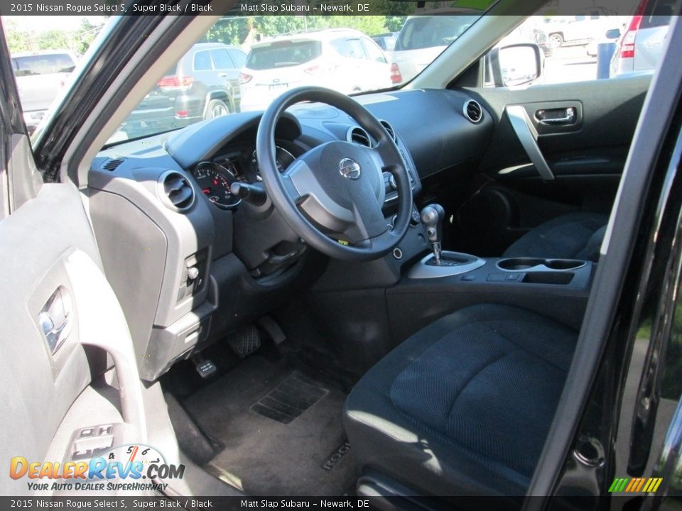 2015 Nissan Rogue Select S Super Black / Black Photo #11