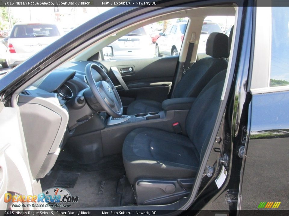 2015 Nissan Rogue Select S Super Black / Black Photo #12