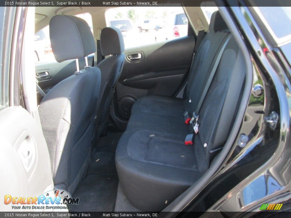 2015 Nissan Rogue Select S Super Black / Black Photo #20