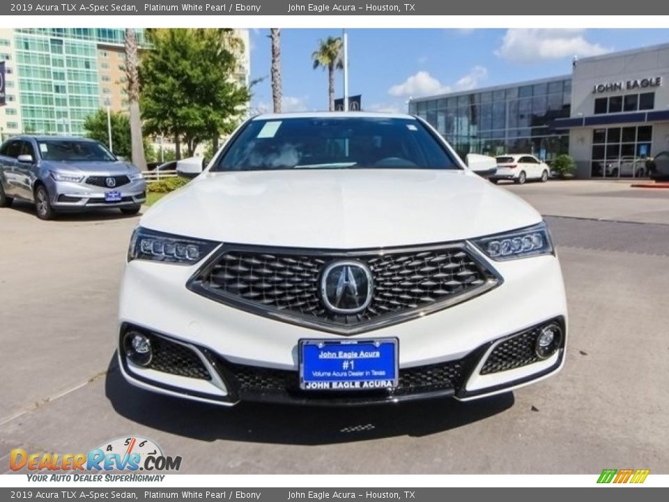 2019 Acura TLX A-Spec Sedan Platinum White Pearl / Ebony Photo #2