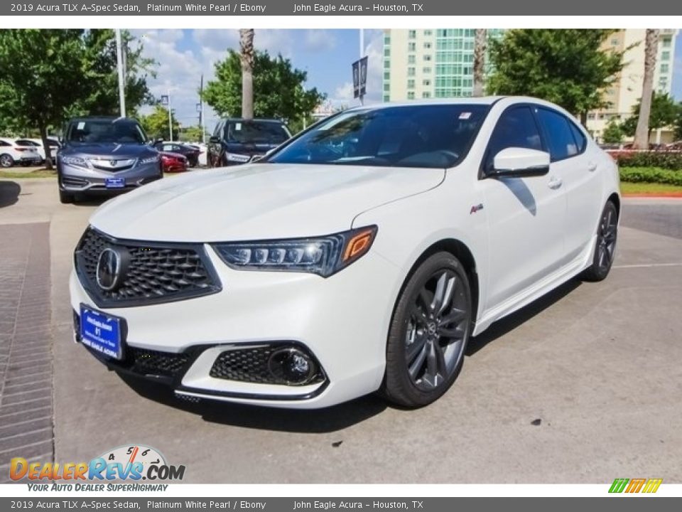 2019 Acura TLX A-Spec Sedan Platinum White Pearl / Ebony Photo #3