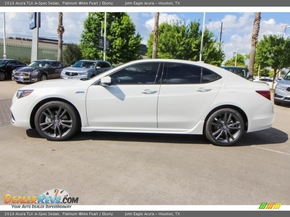 2019 Acura TLX A-Spec Sedan Platinum White Pearl / Ebony Photo #4