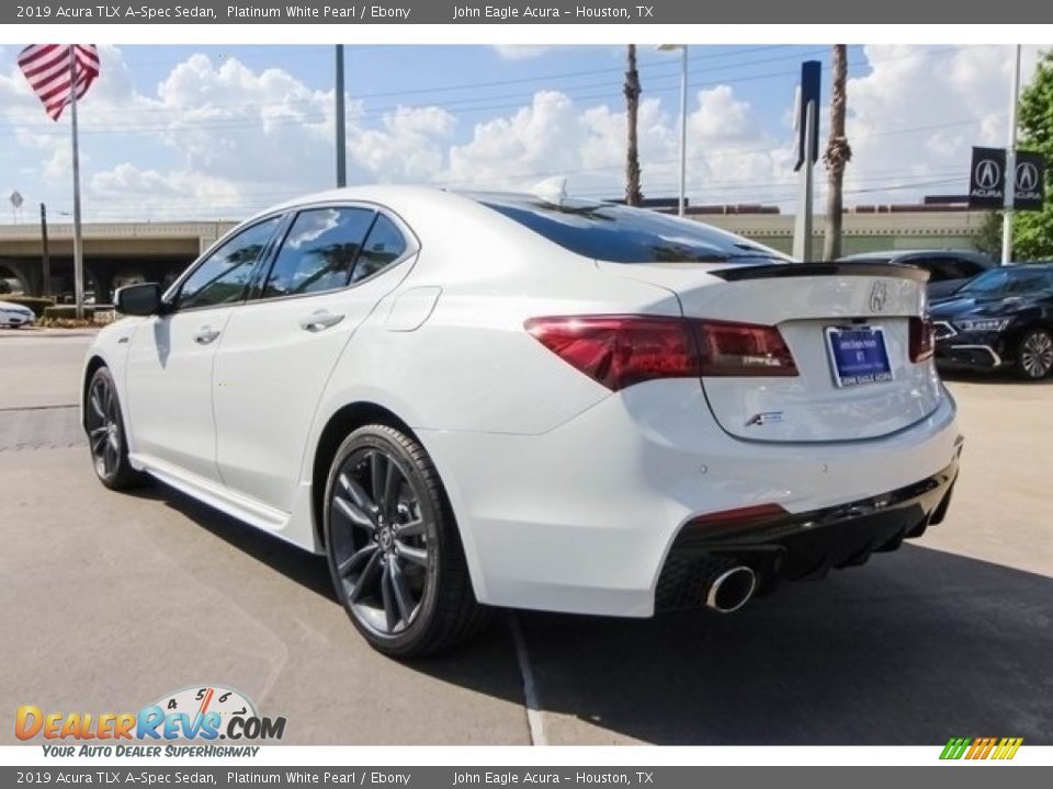 2019 Acura TLX A-Spec Sedan Platinum White Pearl / Ebony Photo #5