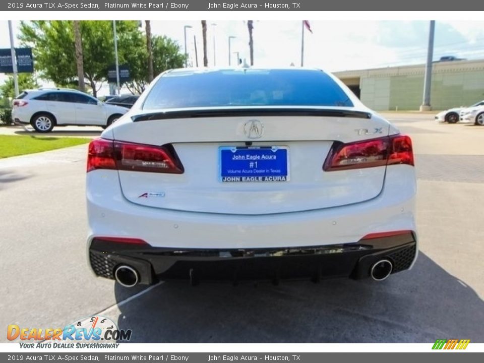 2019 Acura TLX A-Spec Sedan Platinum White Pearl / Ebony Photo #6