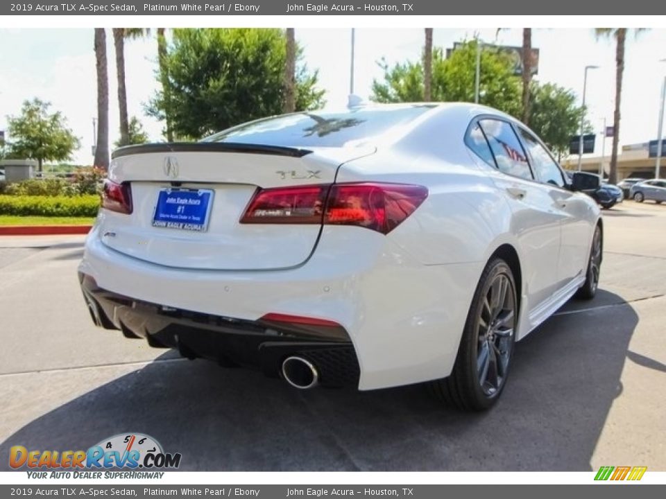 2019 Acura TLX A-Spec Sedan Platinum White Pearl / Ebony Photo #7