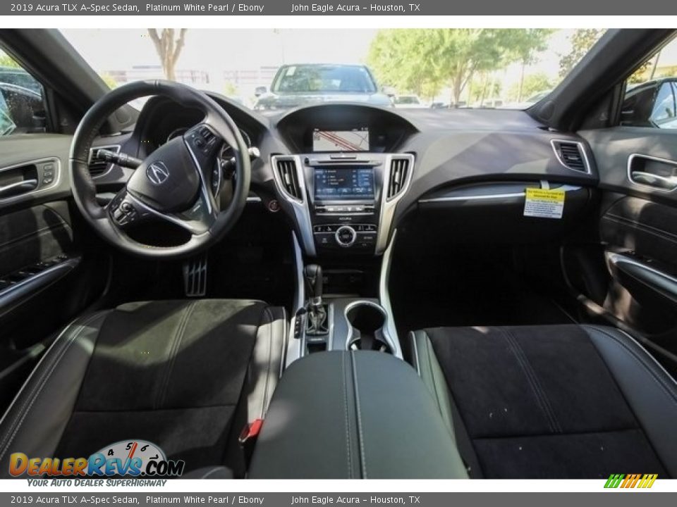 2019 Acura TLX A-Spec Sedan Platinum White Pearl / Ebony Photo #9