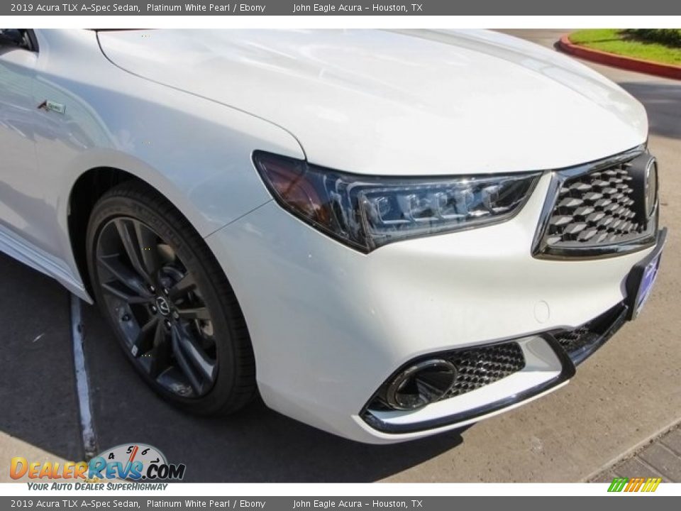 2019 Acura TLX A-Spec Sedan Platinum White Pearl / Ebony Photo #10