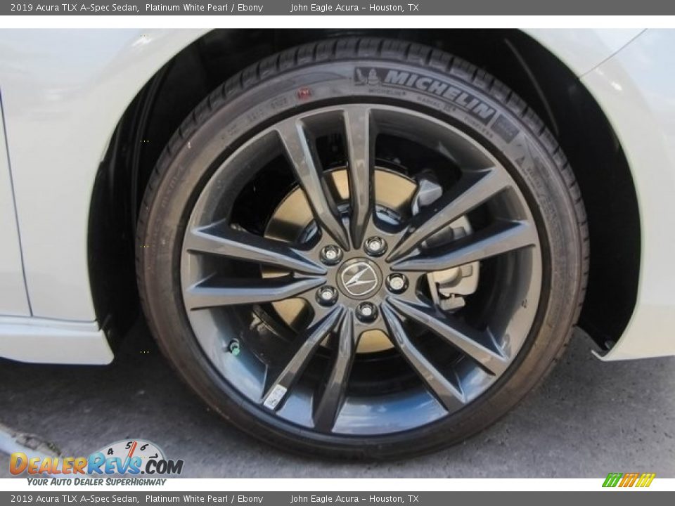 2019 Acura TLX A-Spec Sedan Platinum White Pearl / Ebony Photo #11