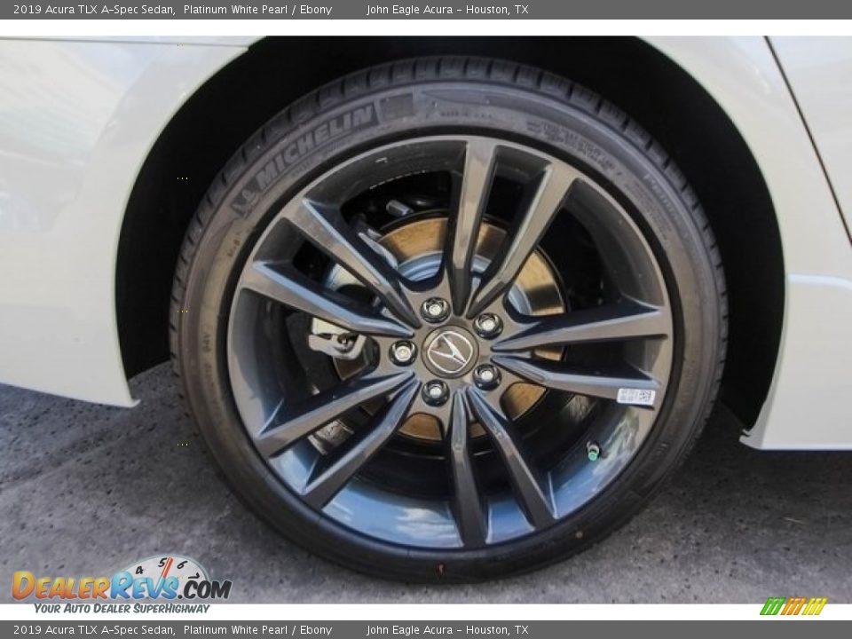 2019 Acura TLX A-Spec Sedan Platinum White Pearl / Ebony Photo #12