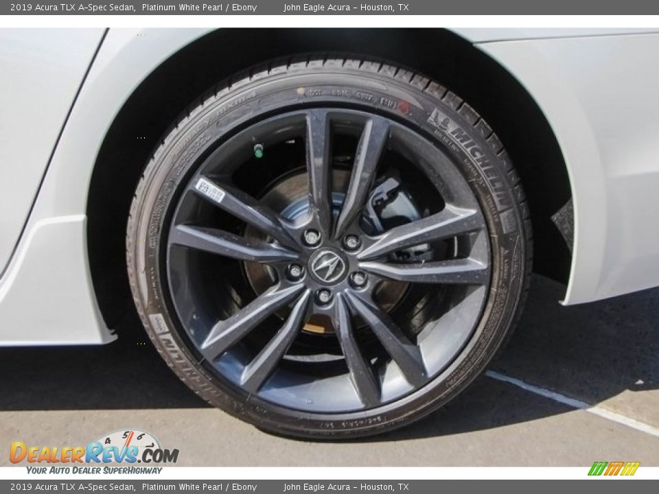 2019 Acura TLX A-Spec Sedan Platinum White Pearl / Ebony Photo #13