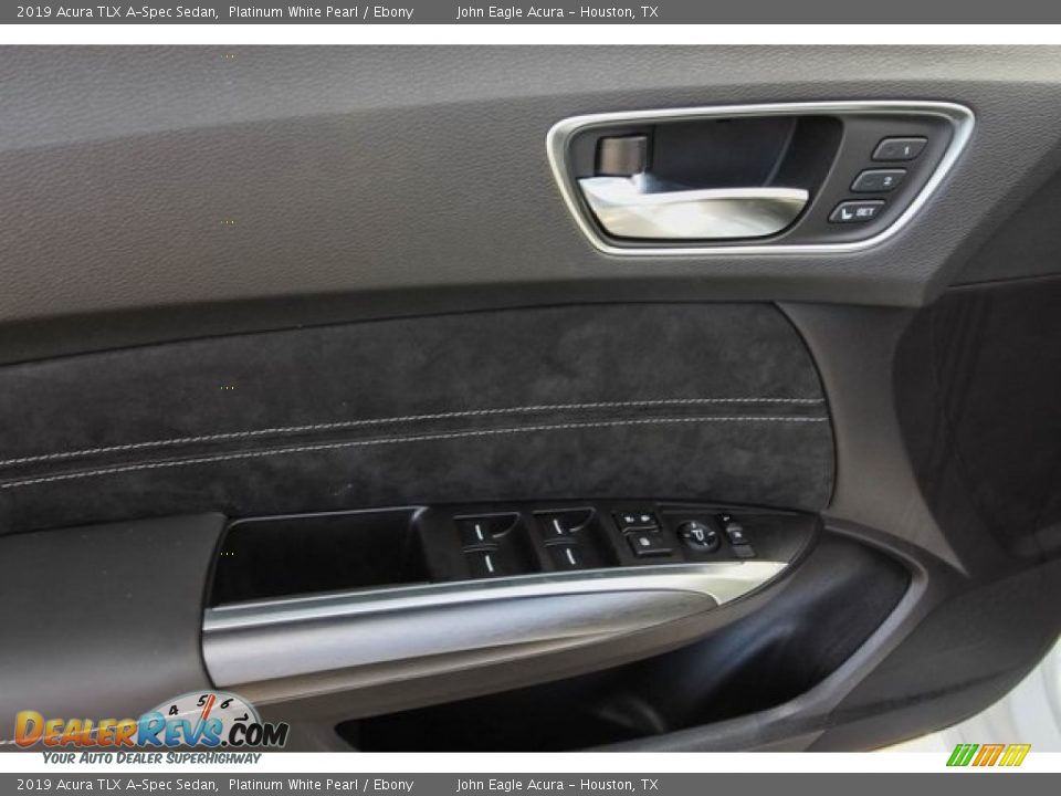 2019 Acura TLX A-Spec Sedan Platinum White Pearl / Ebony Photo #16