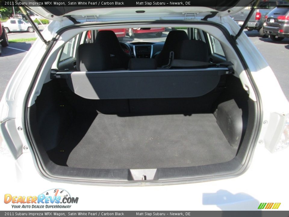 2011 Subaru Impreza WRX Wagon Satin White Pearl / Carbon Black Photo #21