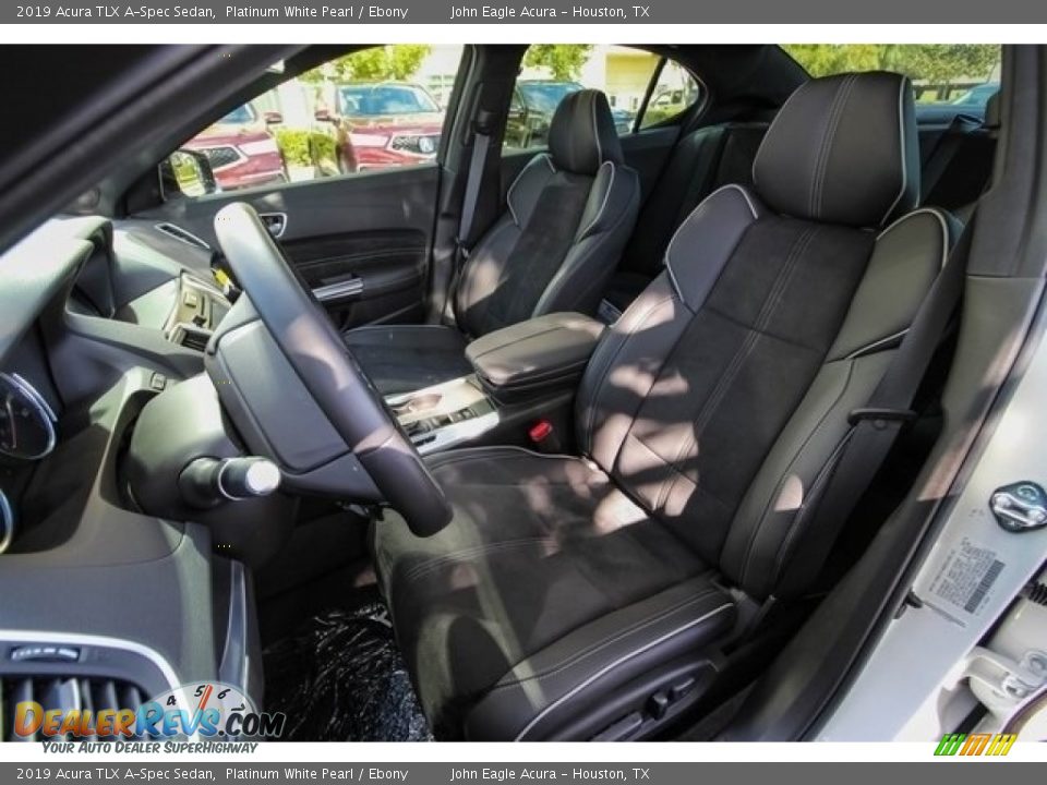 2019 Acura TLX A-Spec Sedan Platinum White Pearl / Ebony Photo #19