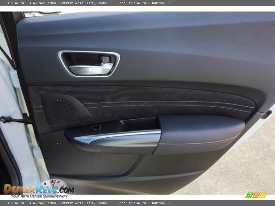 2019 Acura TLX A-Spec Sedan Platinum White Pearl / Ebony Photo #23