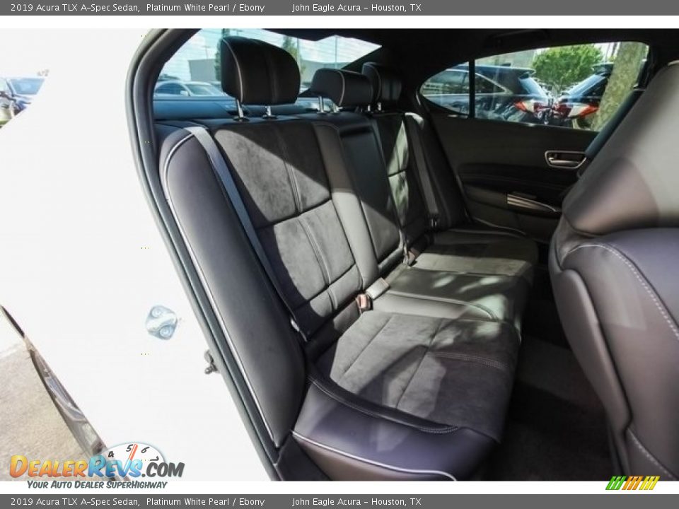 2019 Acura TLX A-Spec Sedan Platinum White Pearl / Ebony Photo #24