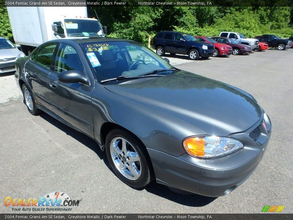 2004 Pontiac Grand Am SE Sedan Greystone Metallic / Dark Pewter Photo #5