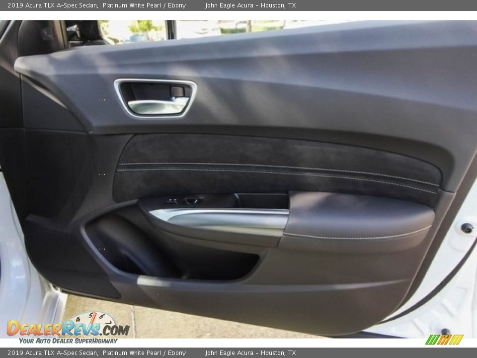 2019 Acura TLX A-Spec Sedan Platinum White Pearl / Ebony Photo #25