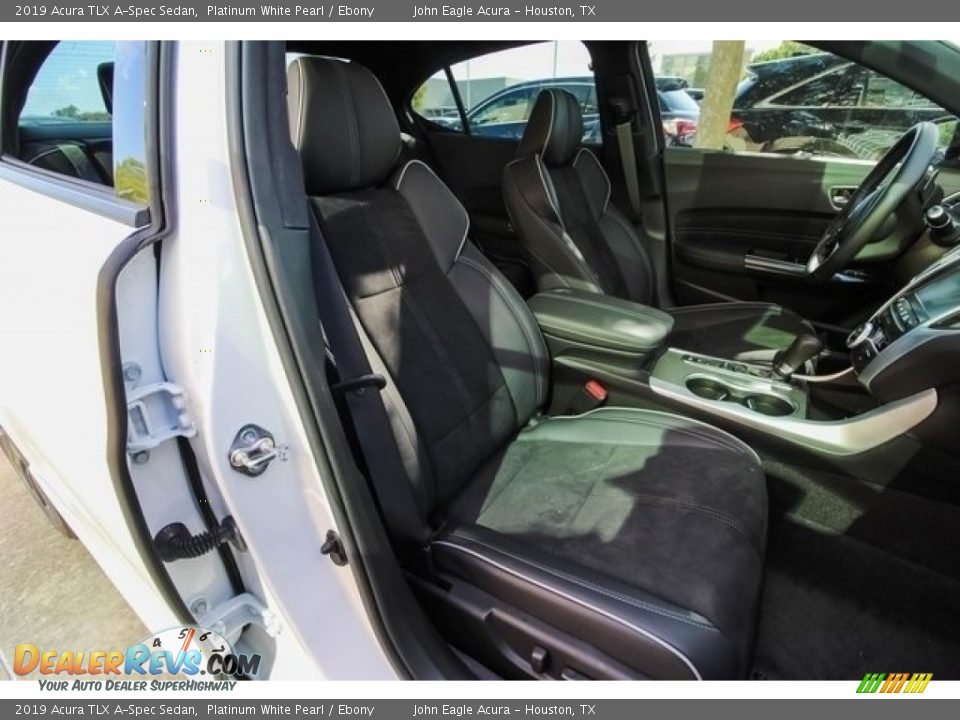 2019 Acura TLX A-Spec Sedan Platinum White Pearl / Ebony Photo #26