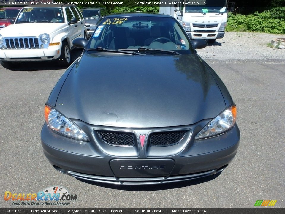 2004 Pontiac Grand Am SE Sedan Greystone Metallic / Dark Pewter Photo #6
