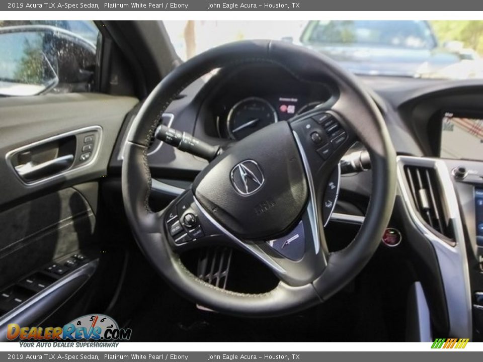 2019 Acura TLX A-Spec Sedan Platinum White Pearl / Ebony Photo #29