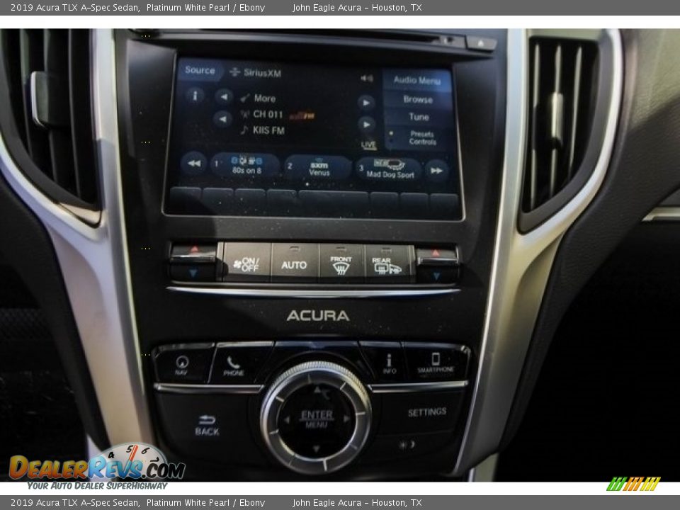 2019 Acura TLX A-Spec Sedan Platinum White Pearl / Ebony Photo #33