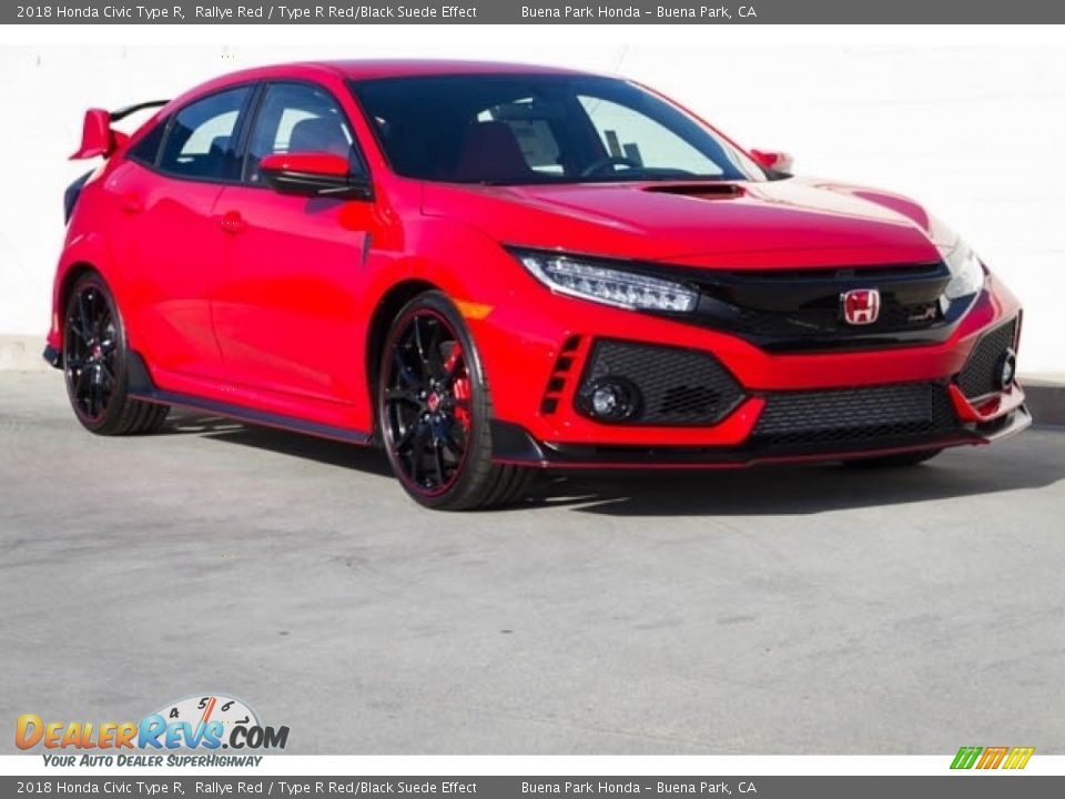 Front 3/4 View of 2018 Honda Civic Type R Photo #1
