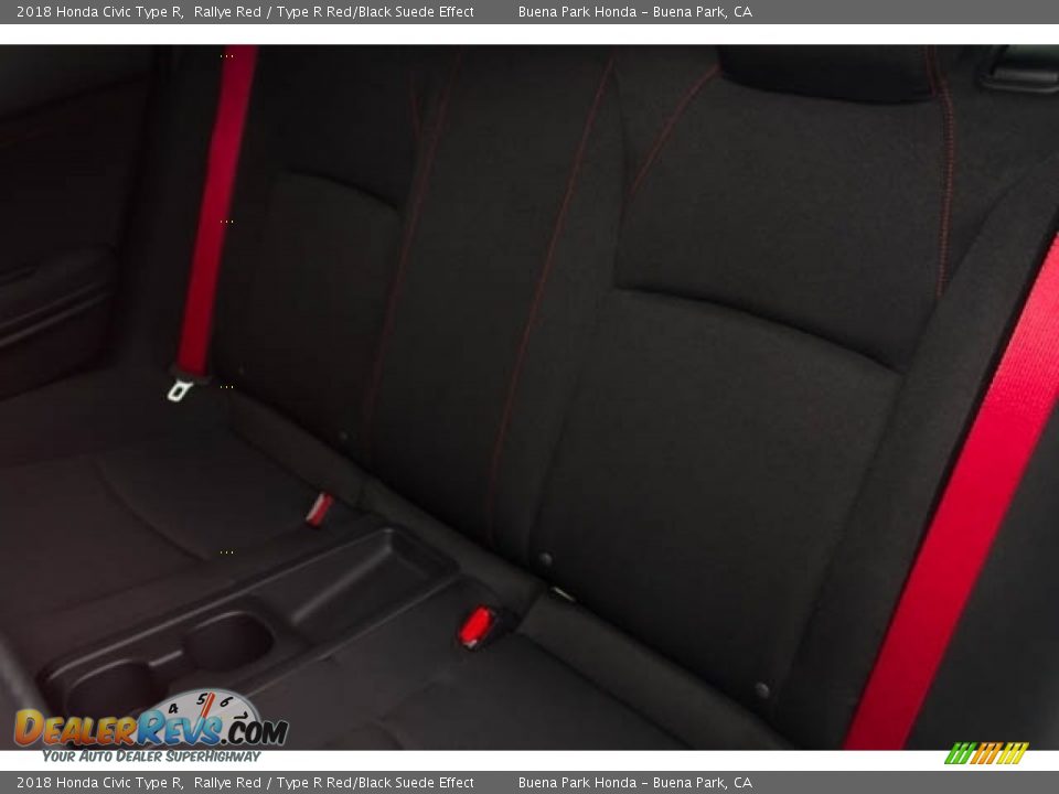2018 Honda Civic Type R Rallye Red / Type R Red/Black Suede Effect Photo #16