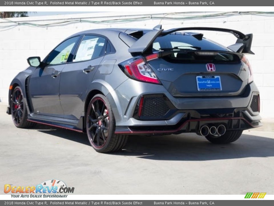 Polished Metal Metallic 2018 Honda Civic Type R Photo #2