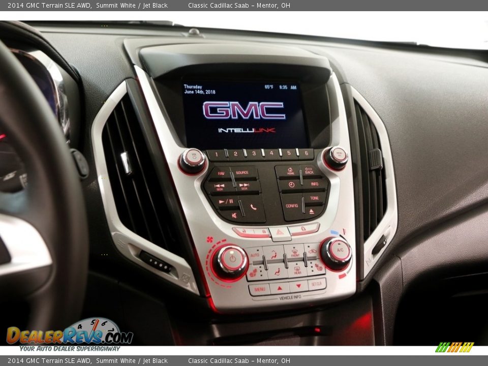 2014 GMC Terrain SLE AWD Summit White / Jet Black Photo #9