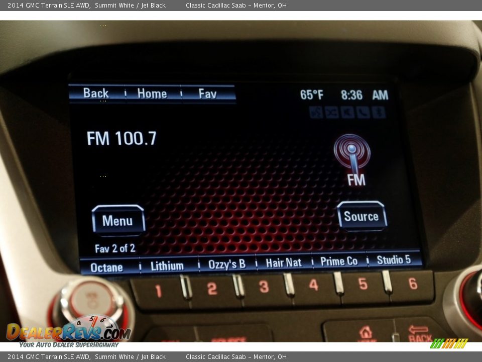 2014 GMC Terrain SLE AWD Summit White / Jet Black Photo #11