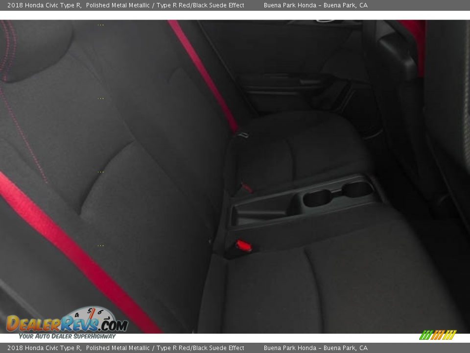 2018 Honda Civic Type R Polished Metal Metallic / Type R Red/Black Suede Effect Photo #16